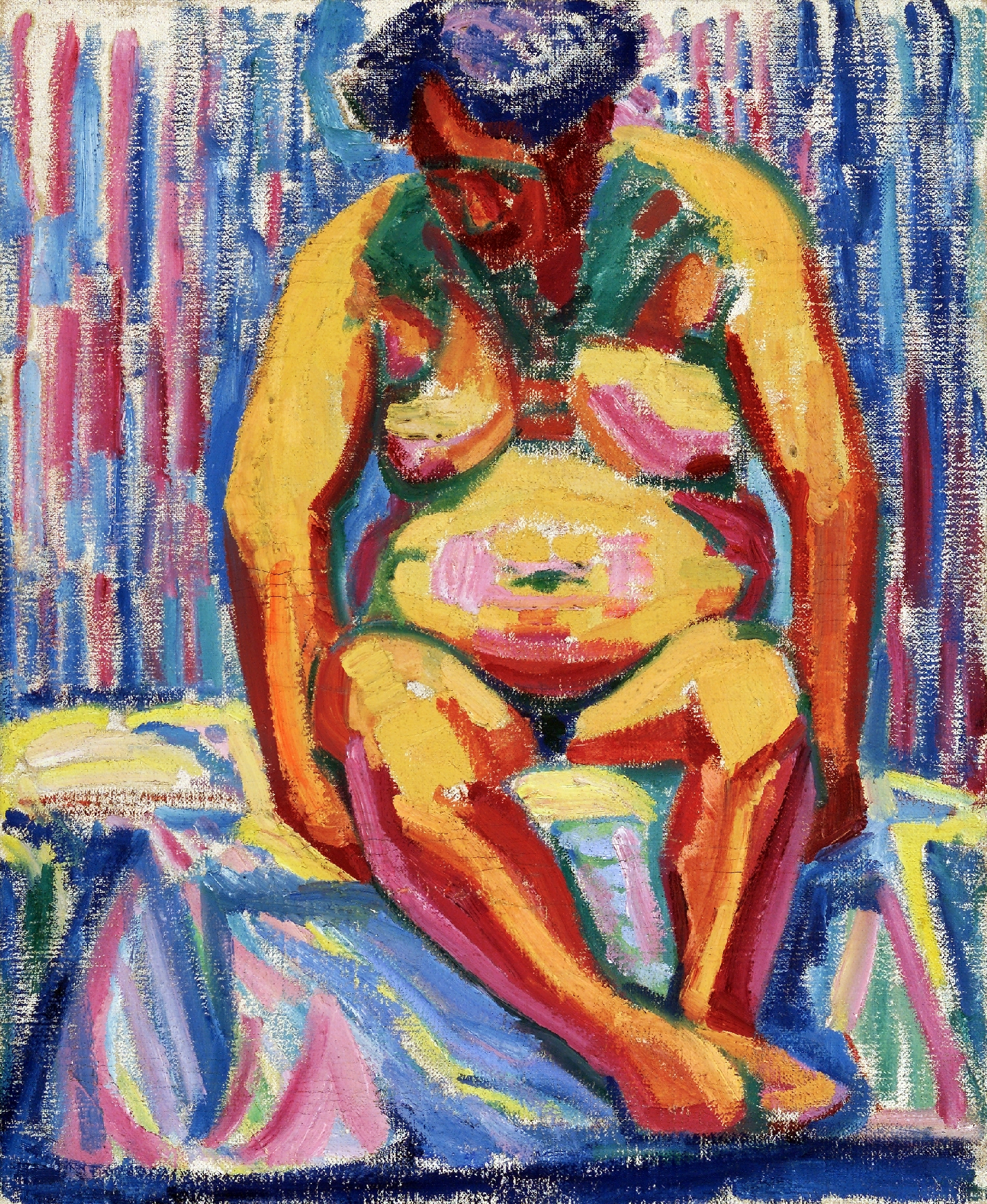Seated Nude, Helene von Taussig, ca. 1925, inv. no. 1165-88