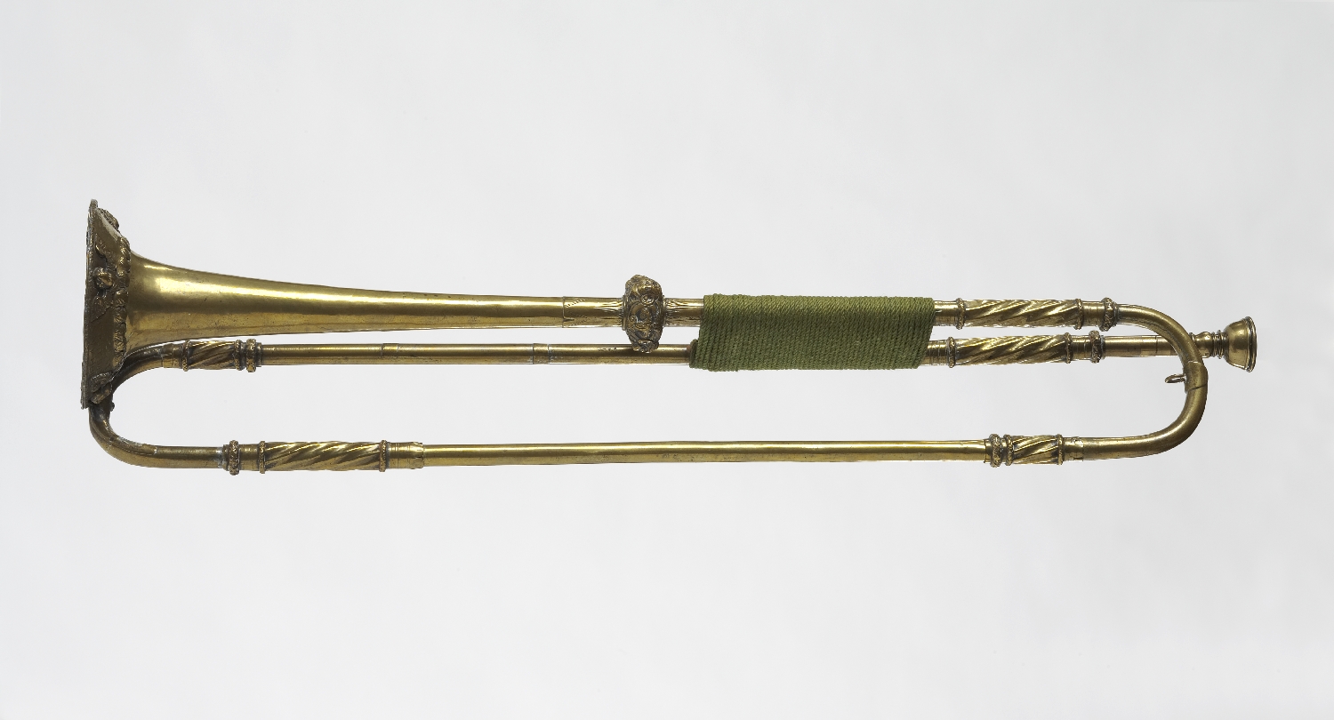 Trumpet in E, Johann Wilhelm Haas, Nuremberg, ca. 1700, brass, inv. no. MI 1569