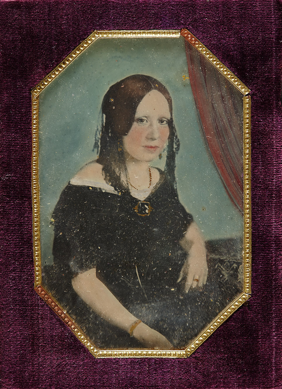 Junge Dame aus der Familie Storch, um 1850, Inv.-Nr. F 17132