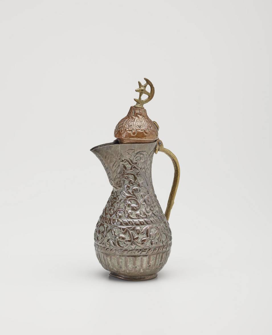 Deckelkanne/ Kaffeekanne/ Mokkakanne, 19. Jh., Messing, Kupfer. © Salzburg Museum